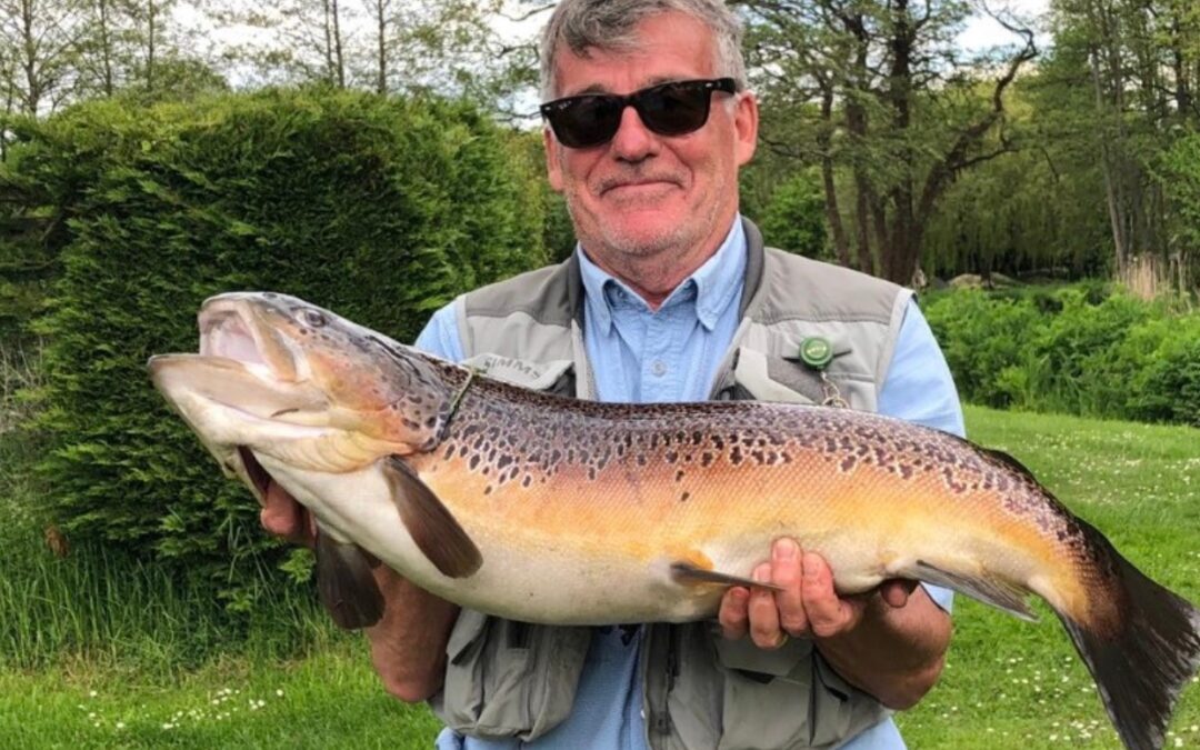 Peter With a Big Fish for Greens Bar & Kitchen